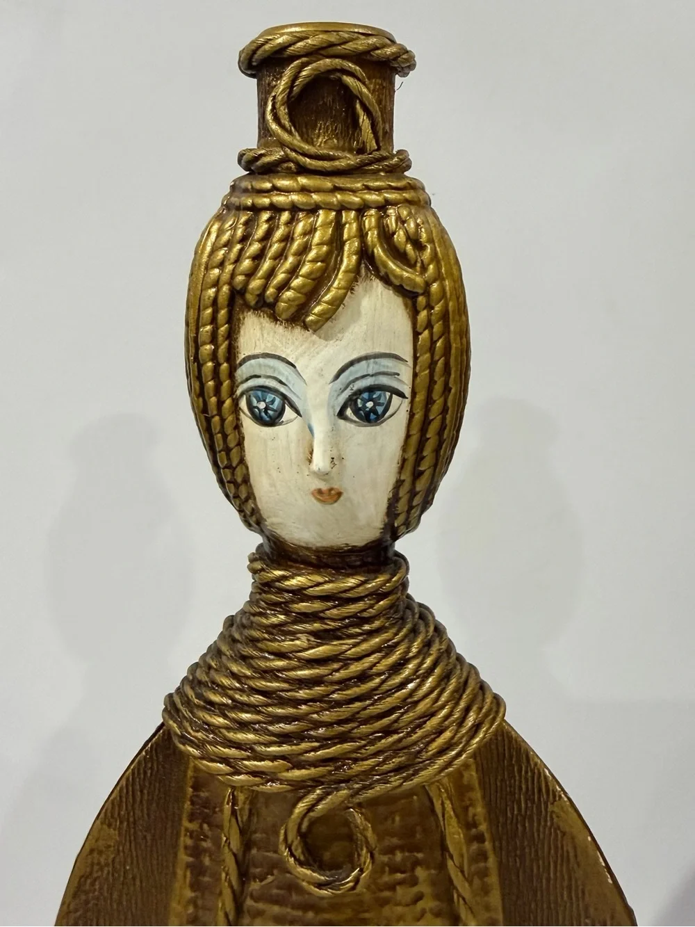 Vintage Mid Century Paper/Papier Mache 16.5” Japan MCM Christmas Angel Figurine